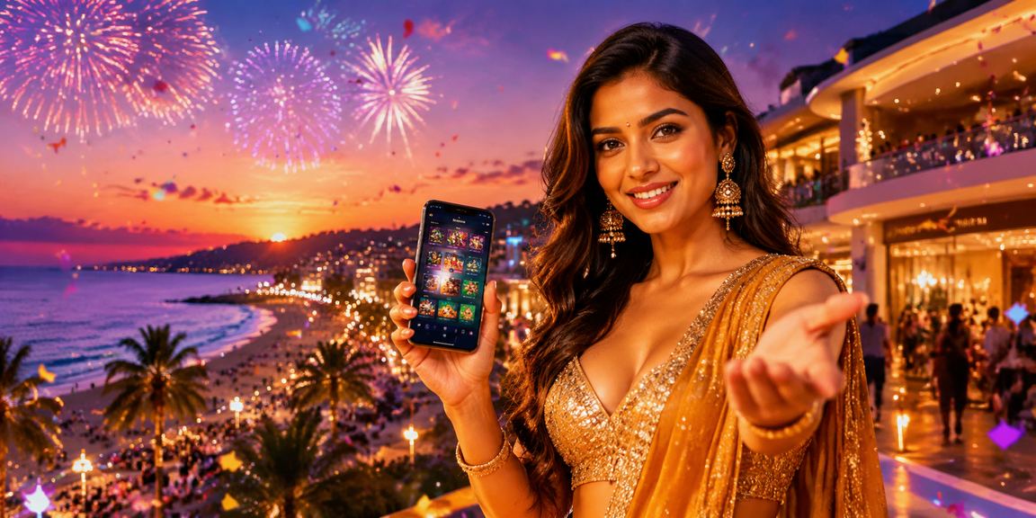 Aviator casino game with beach background in Goa